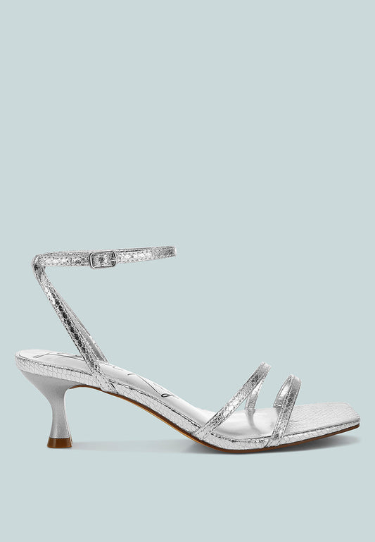 Deacon Faux Leather Strappy Sandals-0