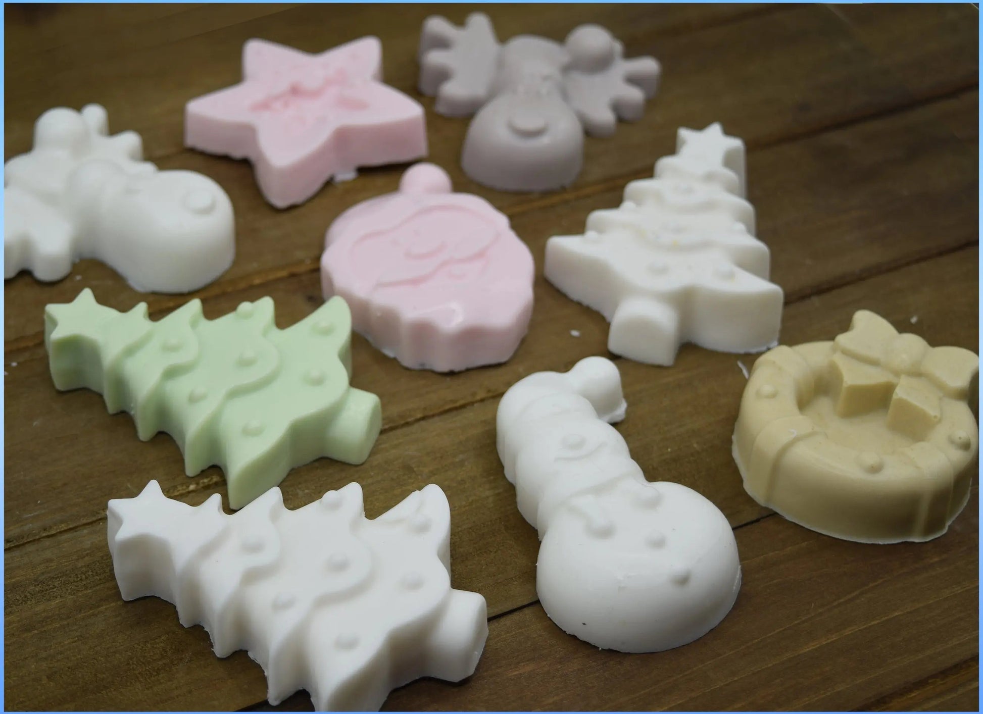 Decorative Season Greeting Natural Crafted, Goat Milk Soap Bar 2.5oz-0