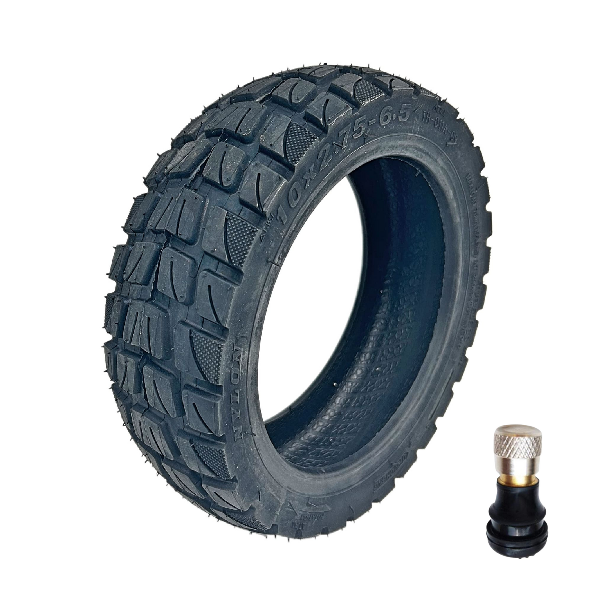E-Scooter Reifen Tubeless 10x2,75 Zoll Vmax 10x2,75-6,5 inkl. Ventil-0