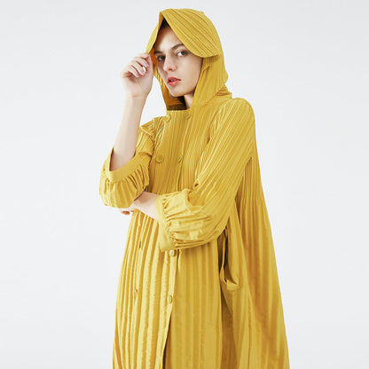 Double-Breasted Windbreaker Coat For Women, Midtown, BYMANYC New York.-0