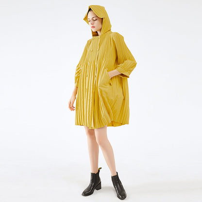 Double-Breasted Windbreaker Coat For Women, Midtown, BYMANYC New York.-2