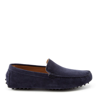 Driving Loafers, navy blue suede-0