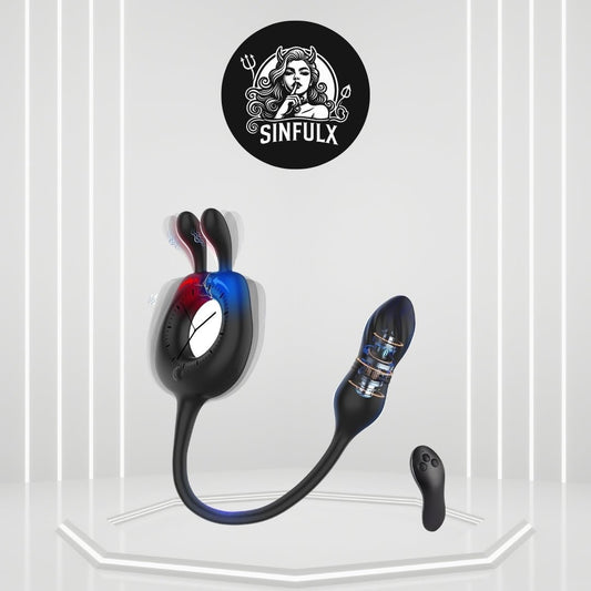SereneWhirl Thrusting Prostate & Penis Ring Massager-0
