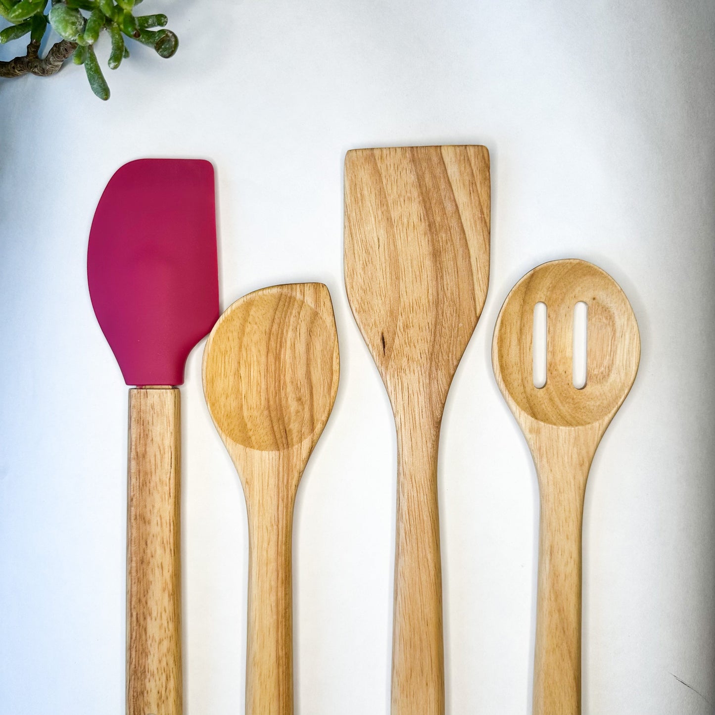 Earth-Friendly Wooden Utensil Set | Natural, Plastic Free-5
