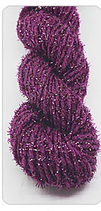 Acrylic Yarn with Metallic Thread for Knitting and Crochet
