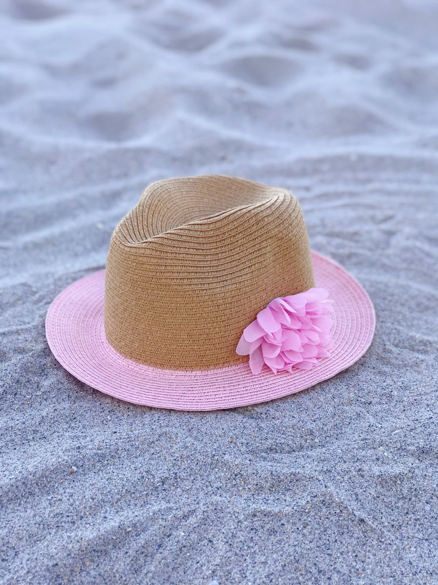 Kids Flower Fedora Hat-2