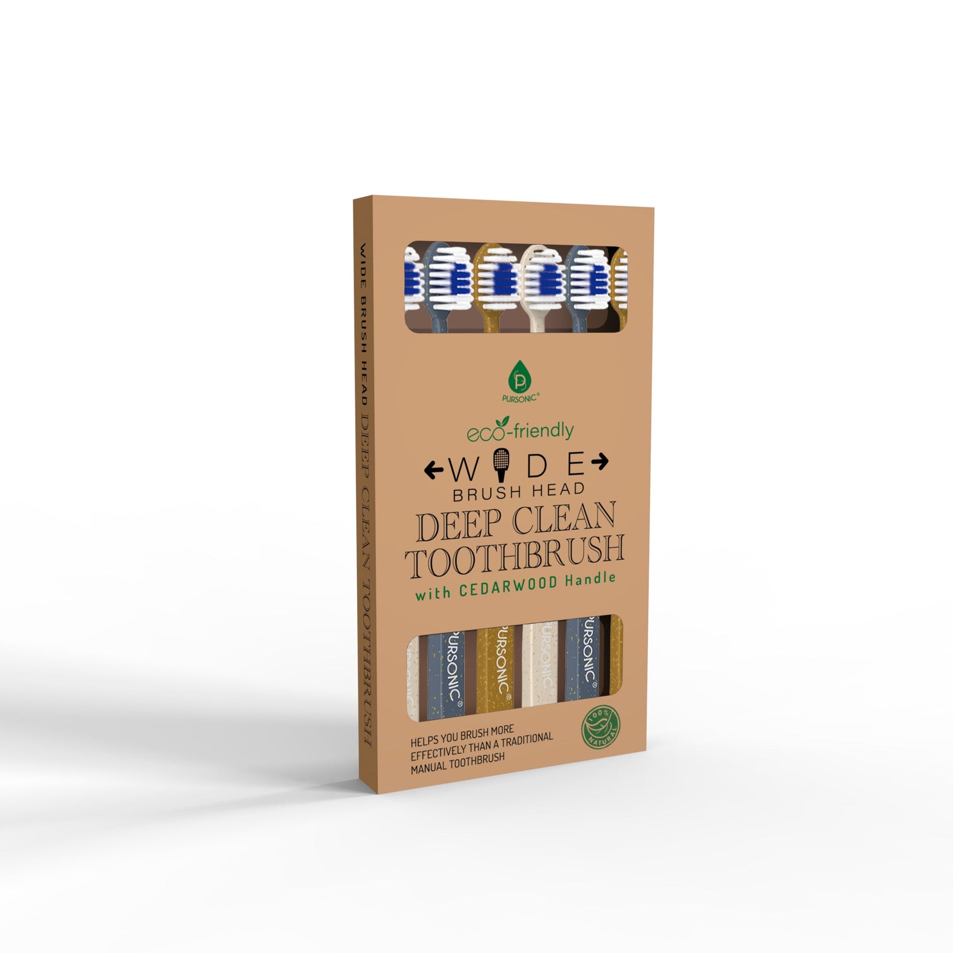 Eco Friendly Wide Brush Head Deep Clean Toothbrush-1