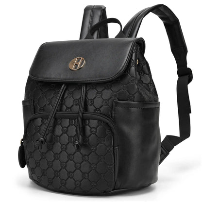 Compass 10L Vegan Leather Monogram Mini Backpack-5