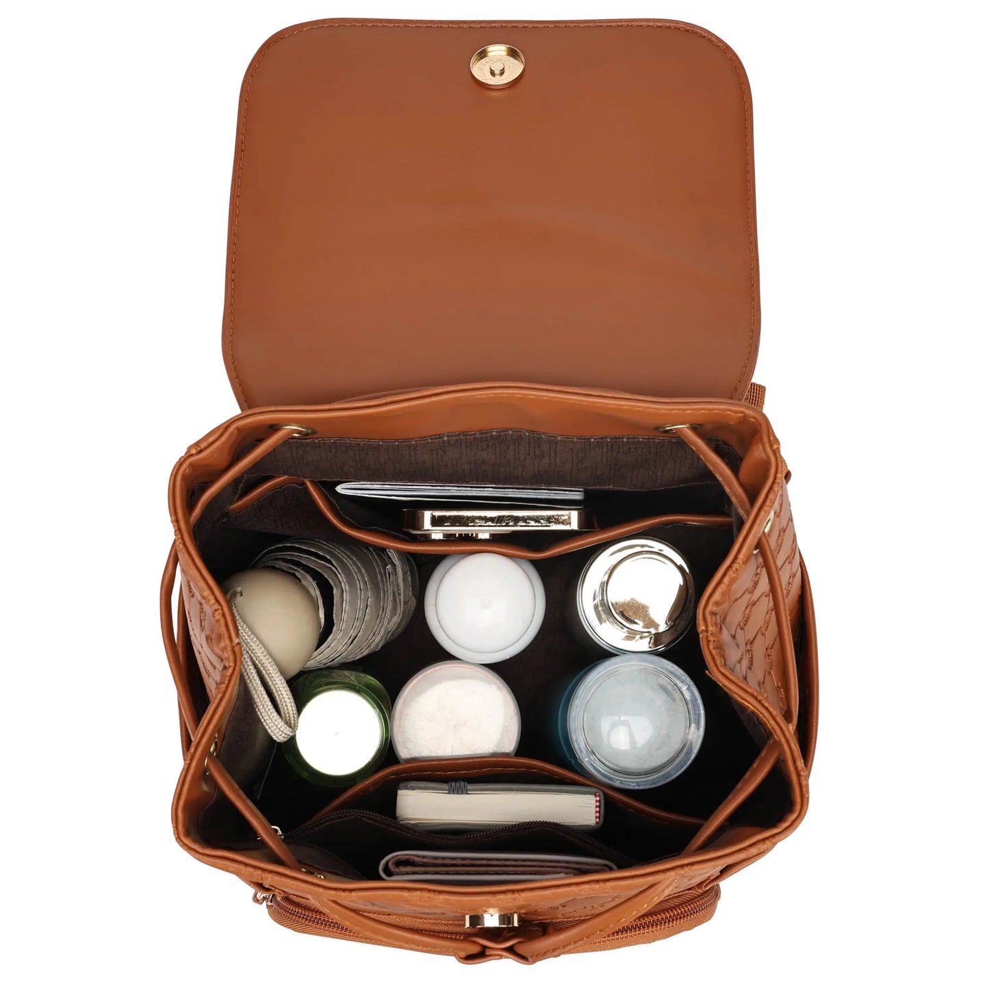 Compass 10L Vegan Leather Monogram Mini Backpack-2