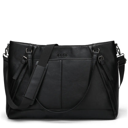 Leisure Luxe 33L Vegan Leather Weekender Tote Bag-5