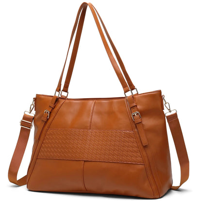 Leisure Luxe 33L Vegan Leather Weekender Tote Bag-4