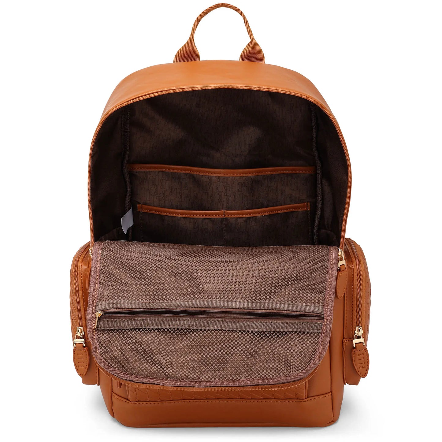 Leisure Luxe 27L Vegan Leather Backpack-3