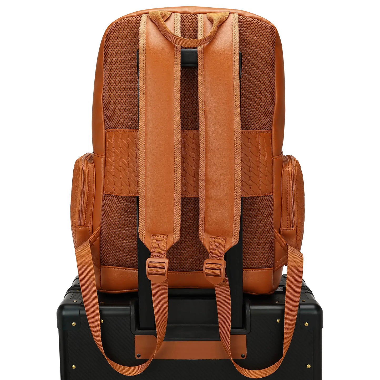 Leisure Luxe 27L Vegan Leather Backpack-1
