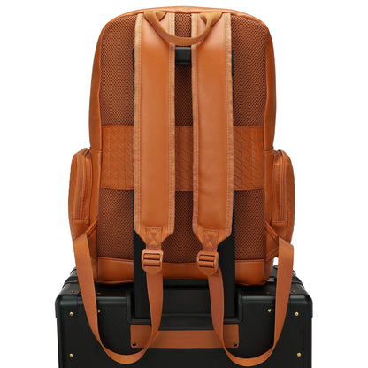 Leisure Luxe 27L Vegan Leather Backpack-1