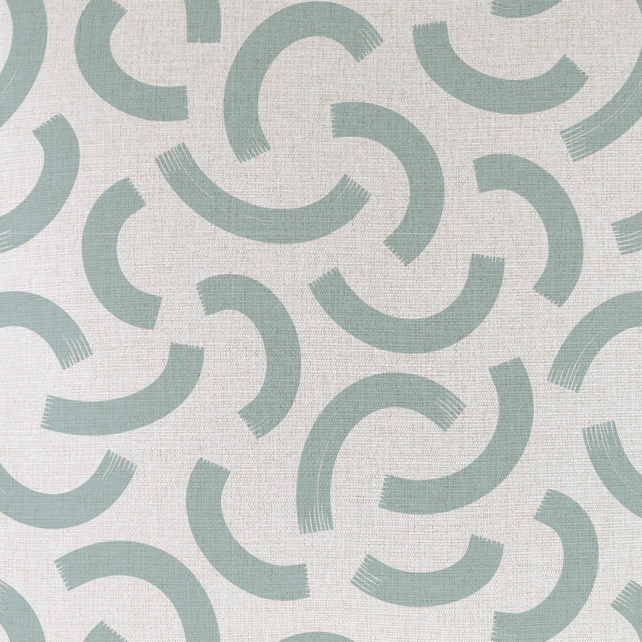 Round Placemat-Coastal Fringe-Muse Seafoam-40cm-1