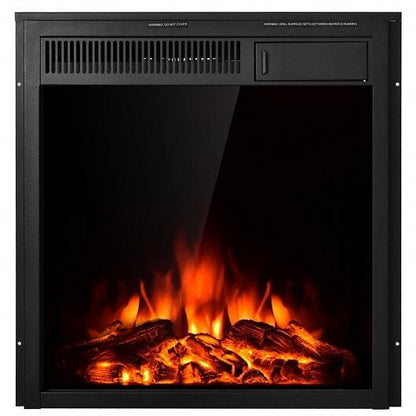 22.5 Inch Electric Fireplace Insert Freestanding and Recessed Heater-0