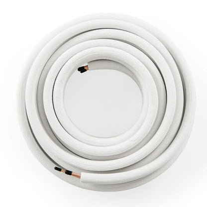 50 Feet Mini Split Line Set with 1/4 Inch and 3/8 Inch O.D. Copper Pipes Tubing-4