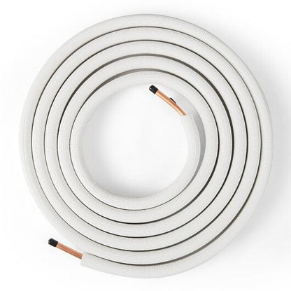 25 Feet Mini Split Line Set with 1/4 Inch and 1/2 Inch O.D. Copper Pipes Tubing-4