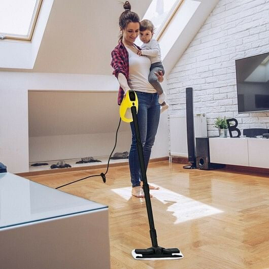 1400W Multipurpose Pressurized Steam Cleaner With 17 Pieces Accessories-Gray-10