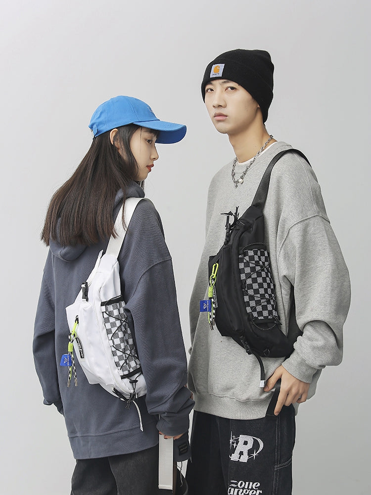 Couple Crossbody Fanny Pack for Men&Women,Large Waist Bag & Hip Bum Bag with Adjustable Strap for Outdoors Workout-0