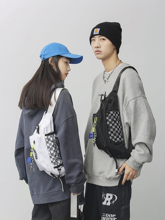 Couple Crossbody Fanny Pack for Men&Women,Large Waist Bag & Hip Bum Bag with Adjustable Strap for Outdoors Workout-0