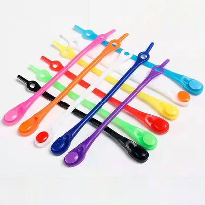 Elastic Silicone No-Tie Shoelaces for Kids and Adults