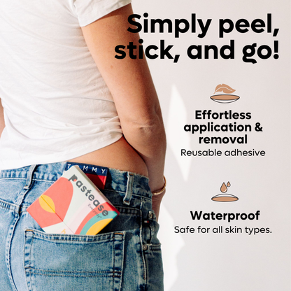 5-Pack: Pastease Everyday® Nipple Cover Sticky Adhesive Silicone Nipple Pasties Reusable Pasty Breast Covers for Women with Travel Box-3