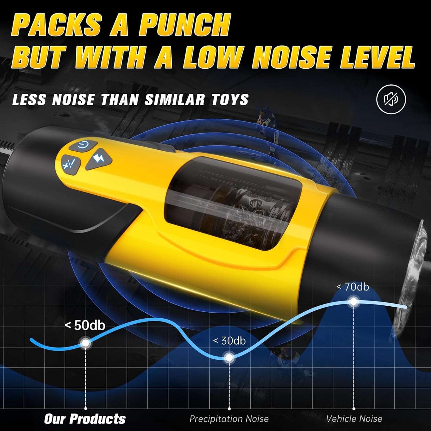 Automatic Male Stroker  - 7 Thrusting & Rotating Modes-3