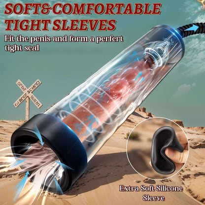 EdgePleasure Manual Vacuum Penis Extender Pump-1