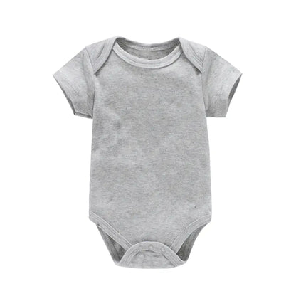 Baby Solid Color Cotton Romper