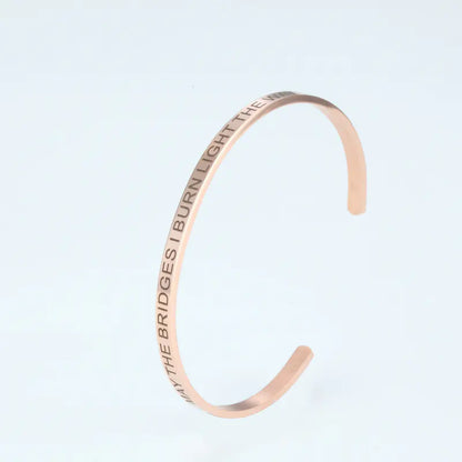 Engraved Bracelet for Women