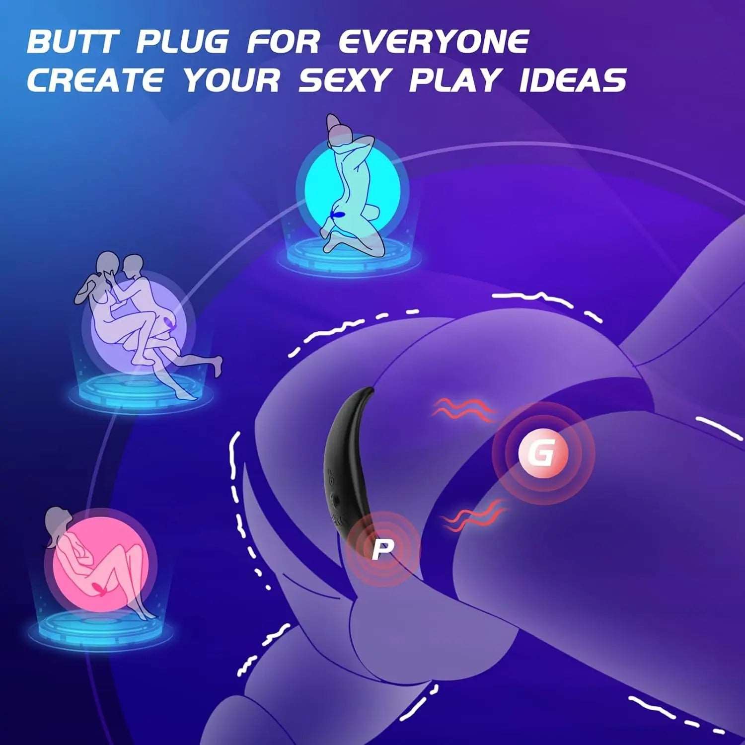 Electric Shock Butt Plug Vibrator-3