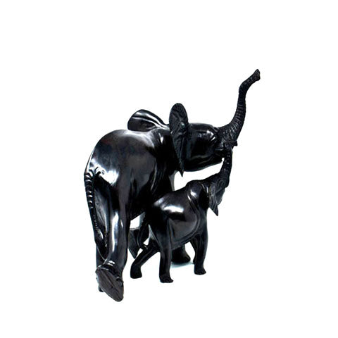 Elephant with Baby Sculpture 10-2