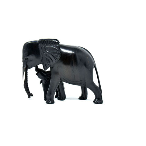 Elephant with Baby Sculpture 14-1