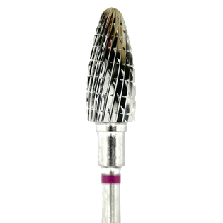 CARBIDE NAIL DRILL BIT, "CORN", PURPLE, HEAD DIAMETER 6/14MM (FT90V060/14) (№73) - STALEKS™-1