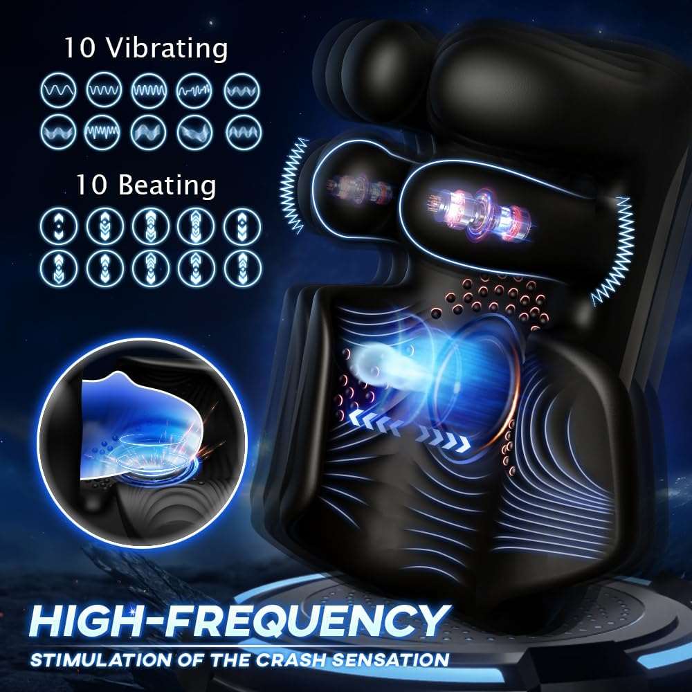 High Frequency Training Male Masturbator-2