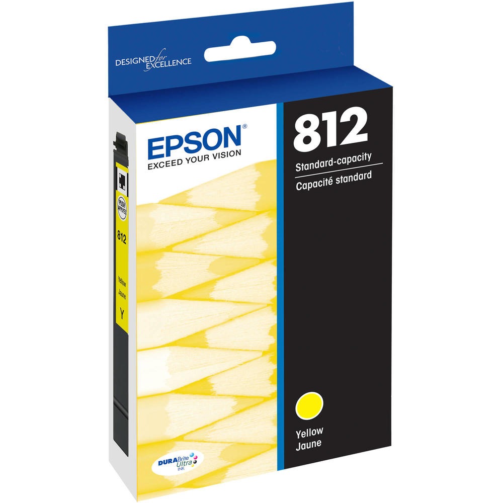 Epson 812 Yellow Standard Yield Ink Cartridge (T812420-S)-0