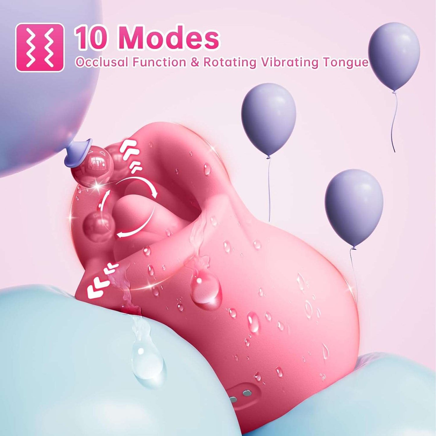 ErgoPulse Rotating Tongue Clitoral Stimulator-3