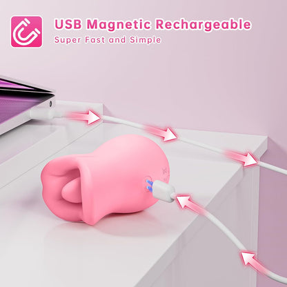 ErgoPulse Rotating Tongue Clitoral Stimulator-4