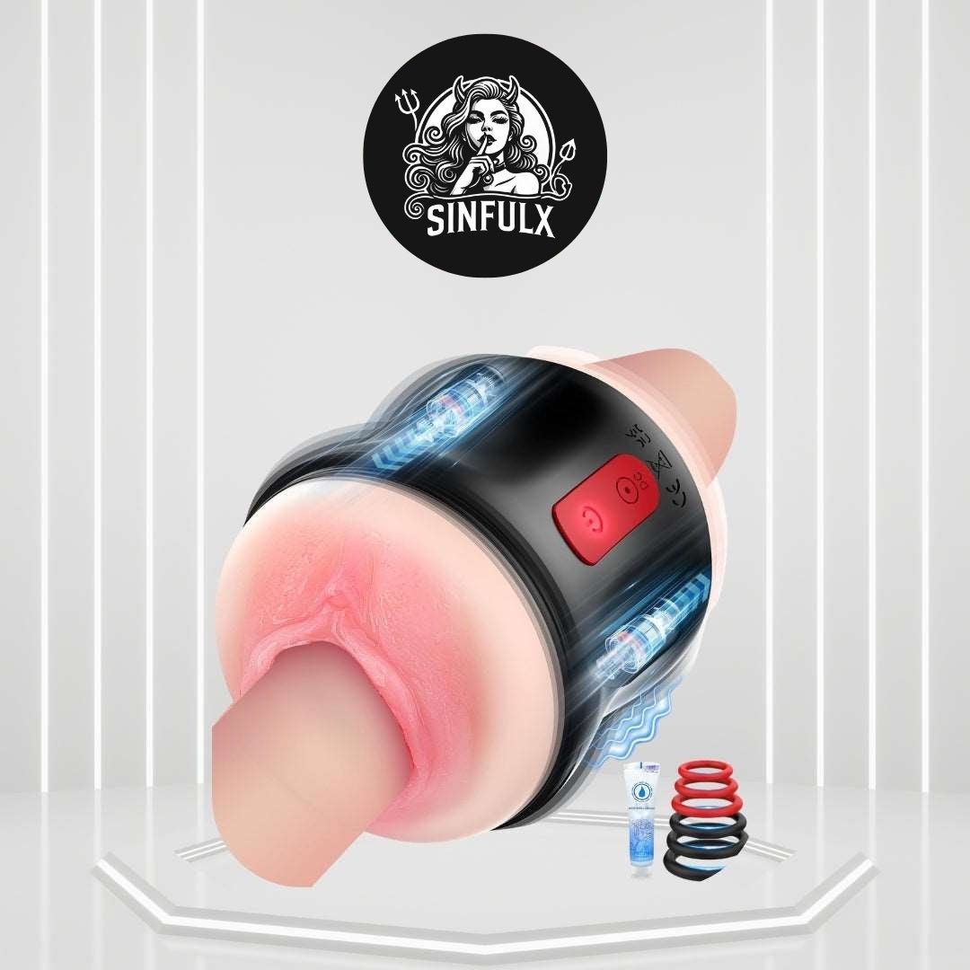 EuphoricBond Open Ended Vibrating Male Masturbator-0