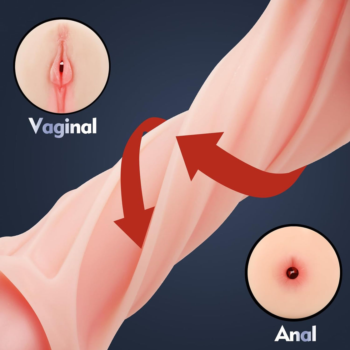 EuphoricBond Open Ended Vibrating Male Masturbator-3