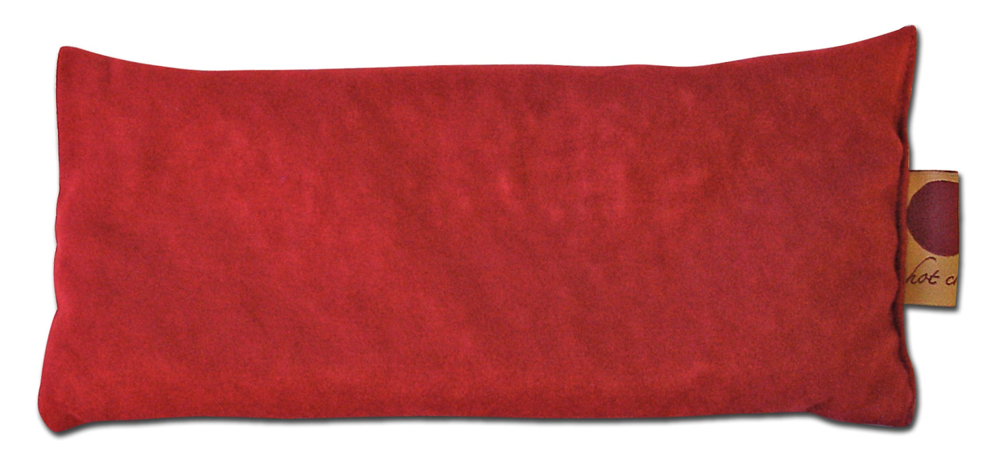 Hot Cherry Eye Pillow in Plush Red Ultra-Suede-2