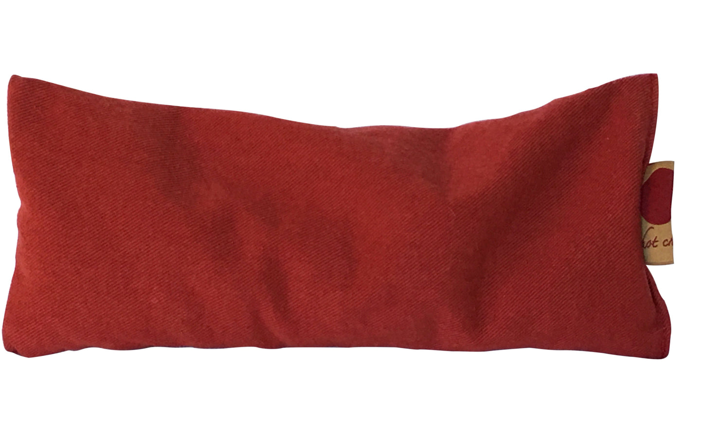 Hot Cherry Eye Pillow in Red Denim-1