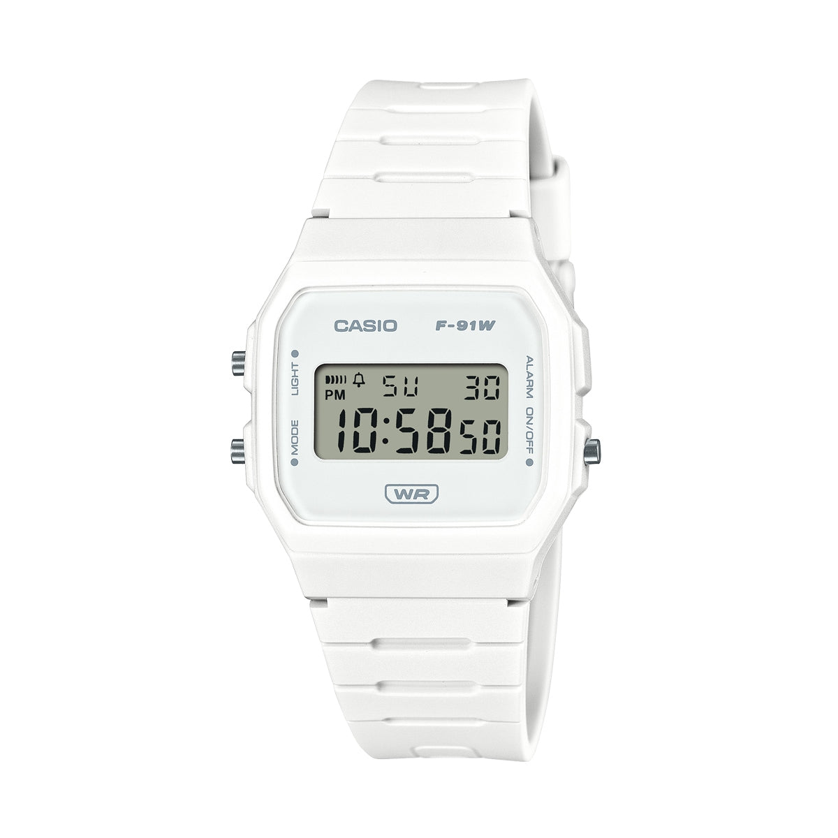 CASIO VINTAGE Mod. F-91 BIO RESIN STRAP - WHITE-0