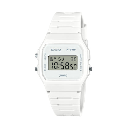 CASIO VINTAGE Mod. F-91 BIO RESIN STRAP - WHITE-0
