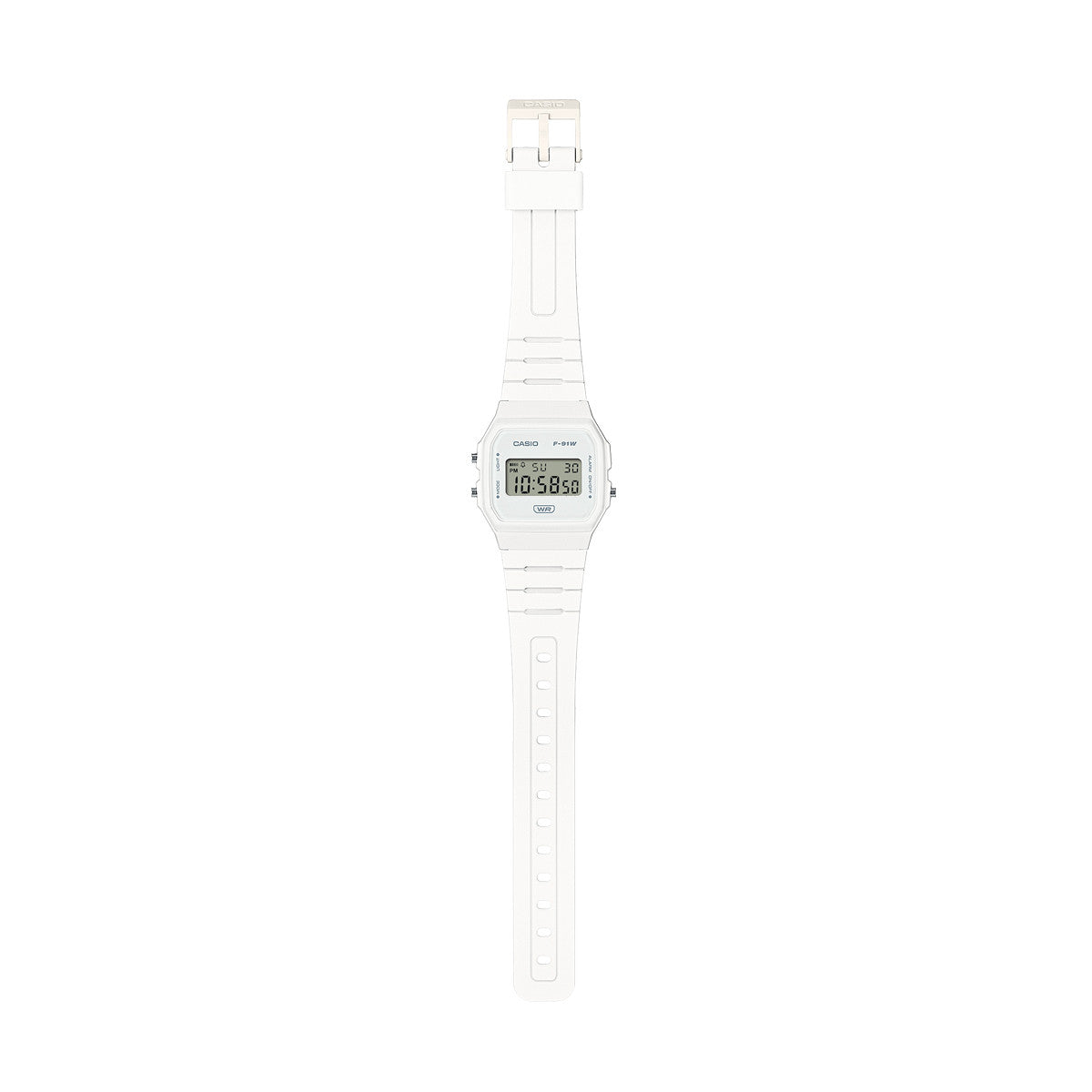 CASIO VINTAGE Mod. F-91 BIO RESIN STRAP - WHITE-1