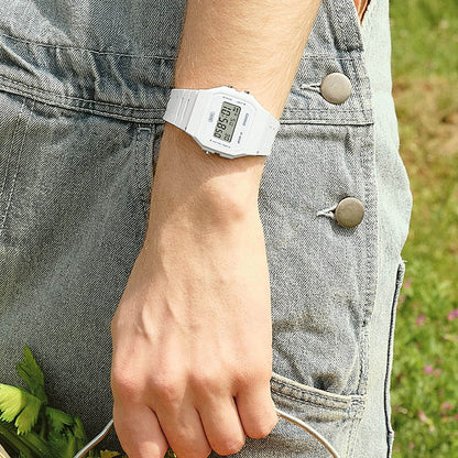 CASIO VINTAGE Mod. F-91 BIO RESIN STRAP - WHITE-2