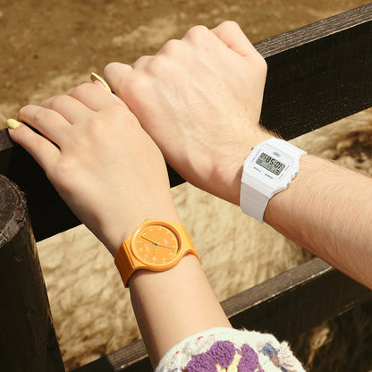 CASIO VINTAGE Mod. F-91 BIO RESIN STRAP - WHITE-7