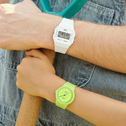 CASIO VINTAGE Mod. F-91 BIO RESIN STRAP - WHITE-4