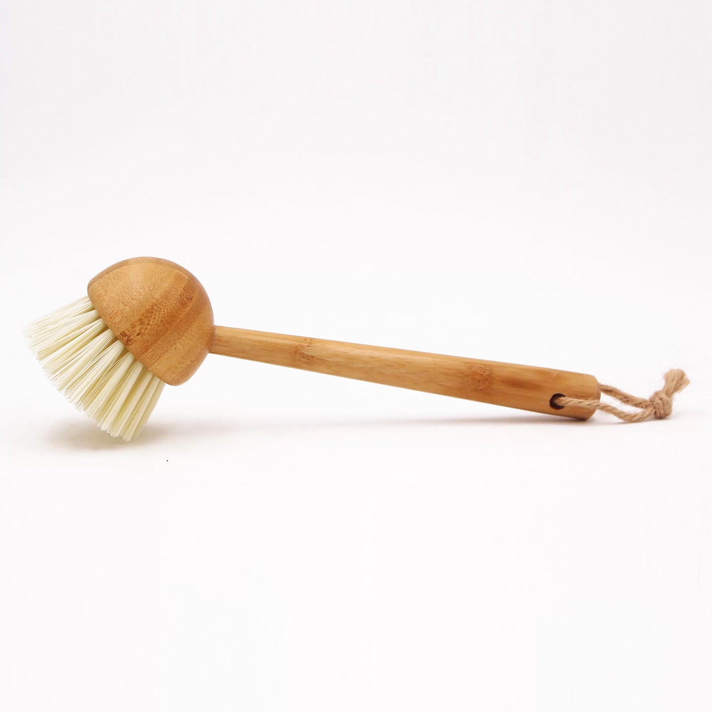 Eco Bamboo Sisal Dish Brush-Natural Plastic Free Sisal Fiber Bristles-Zero Waste | Biodegradable Scrub-0